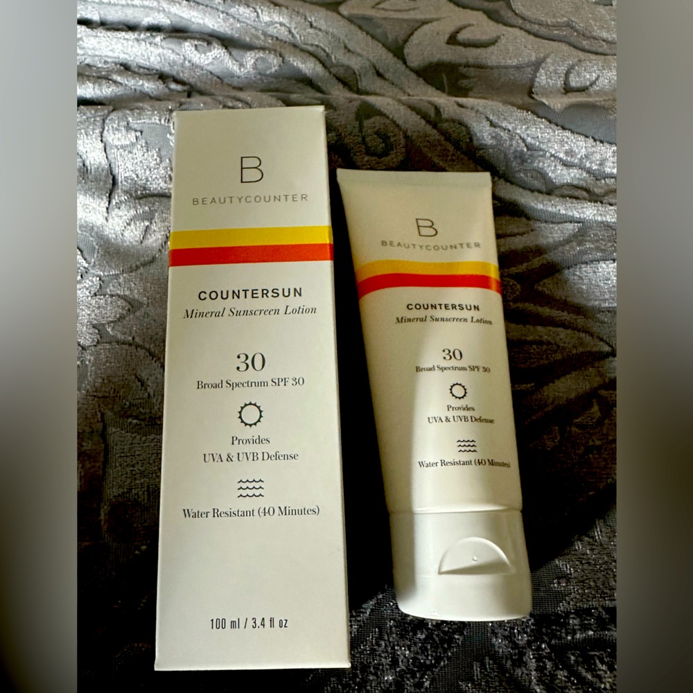 NIB Beautycounter Countersun Mineral Sunscreen LOTION SPF 30 - 3.4 oz